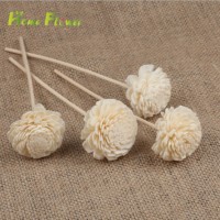 Wholesale OEM Size Handmade Organic Diffuser Sola Wood Flower